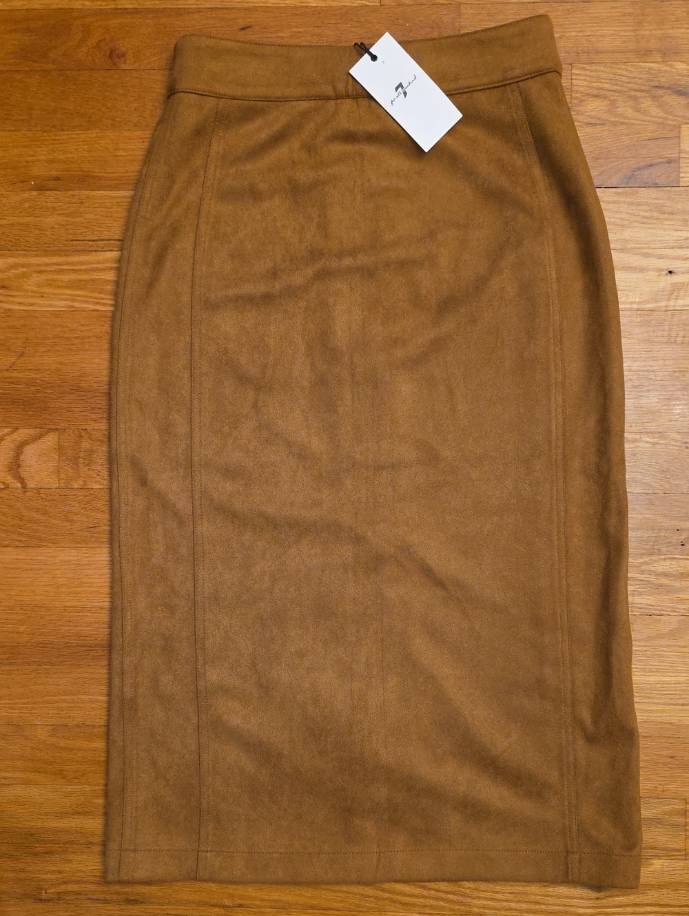 31 Inch Long,30 Inch Waist Suede Look Skirt Size Small - Picture 2 of 2